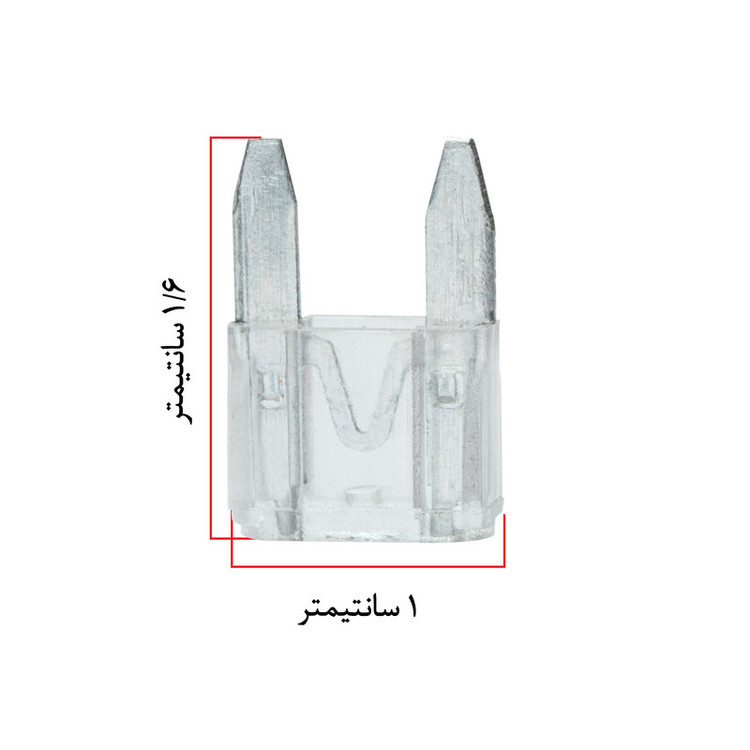 فیوز خودرو ام کی پروداکت مدل W-MK-10-M بسته 10 عددی