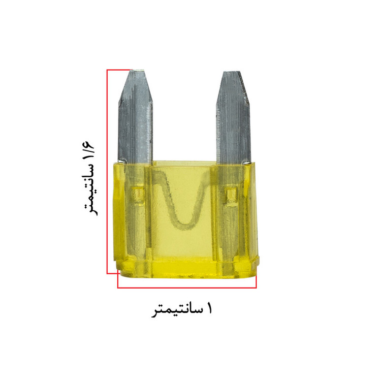 فیوز خودرو ام کی پروداکت مدل Y-MK-10-M بسته 10 عددی