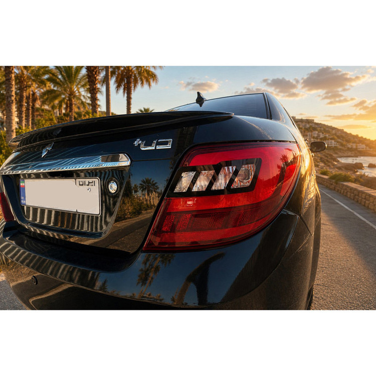 کاور کالرینگ چراغ عقب خودرو مدل CH-ENA-03 مناسب برای دنا پلاس مجموعه 2 عددی
