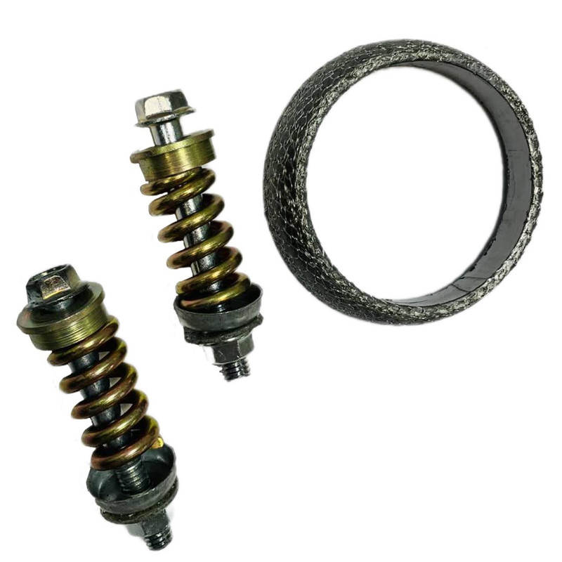 کیت کامل واشر گلویی اگزوز اچ آی سی مدل استیل کد 8413 مناسب برای پژو 405 مجموعه 3 عددی
