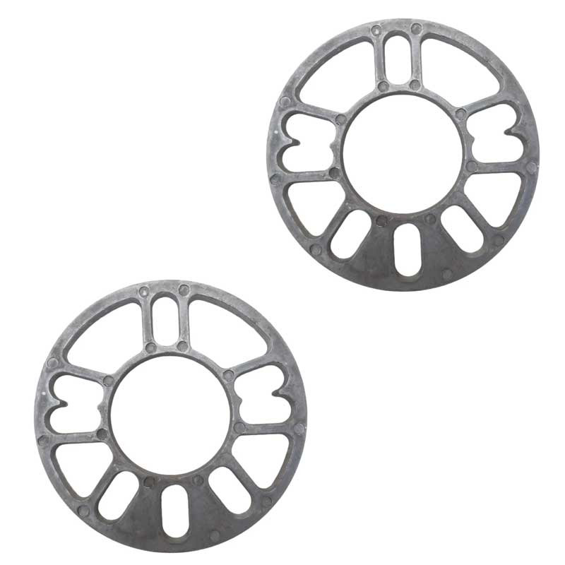 اسپیسر فاصله دهنده رینگ خودرو  قطعه سازان کبیر مدل ESP-3010375-5MM مناسب برای پژو 206 مجموعه 2 عددی