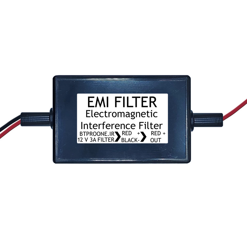 فیلتر الکترومغناطیس جریان برق اکسسوریهای خودرو 12 ولت مدلEMIFILTER 07