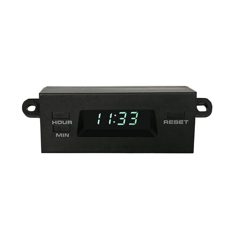 ساعت دیجیتال خودرو کالانیکس مدل SAT-PRIDESBZ-10131 طرح سبز مناسب برای پراید