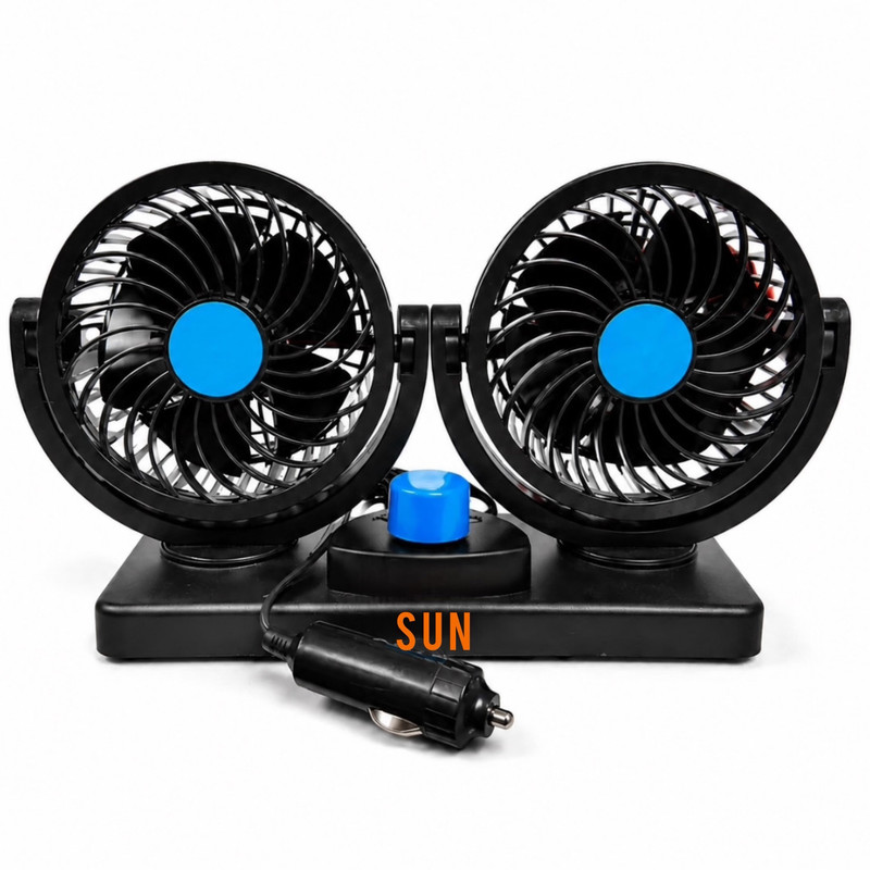 پنکه دو قلو سان مدل 12v-sun