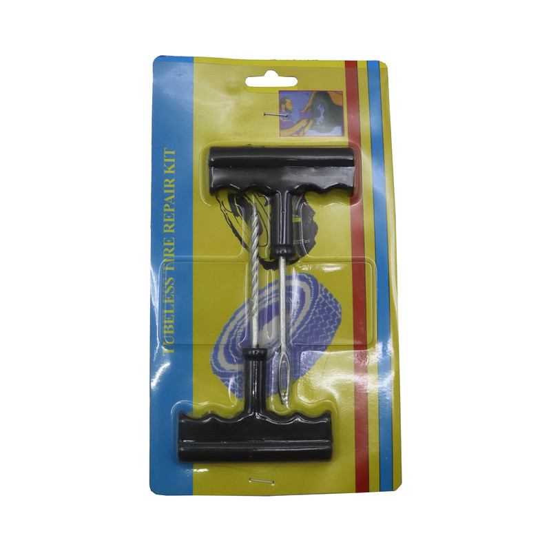 درفش پنچرگیری لاستیک تیوبلس خودرو مدل YP-02 مجموعه 2 عددی