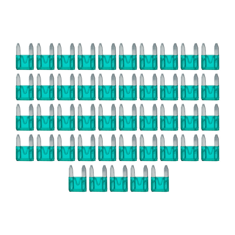 فیوز خودرو ام کی پروداکت مدل G-MK-50-M بسته 50 عددی