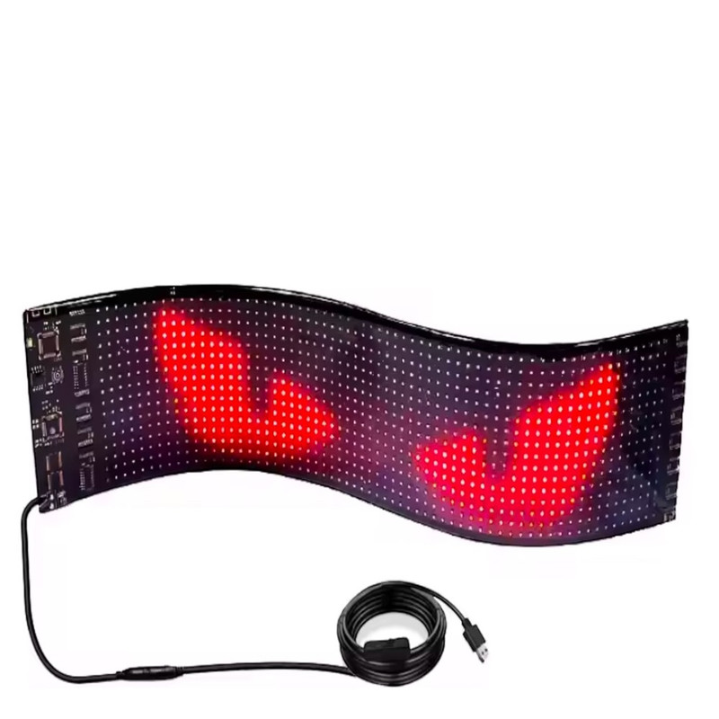نمایشگر ال ای دی منعطف خودرو مدلFlexible LED Car Screen