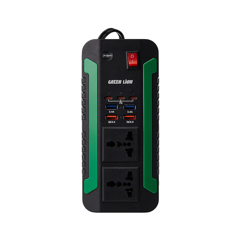 مبدل برق خودرو گرین لاین مدل Spark 300