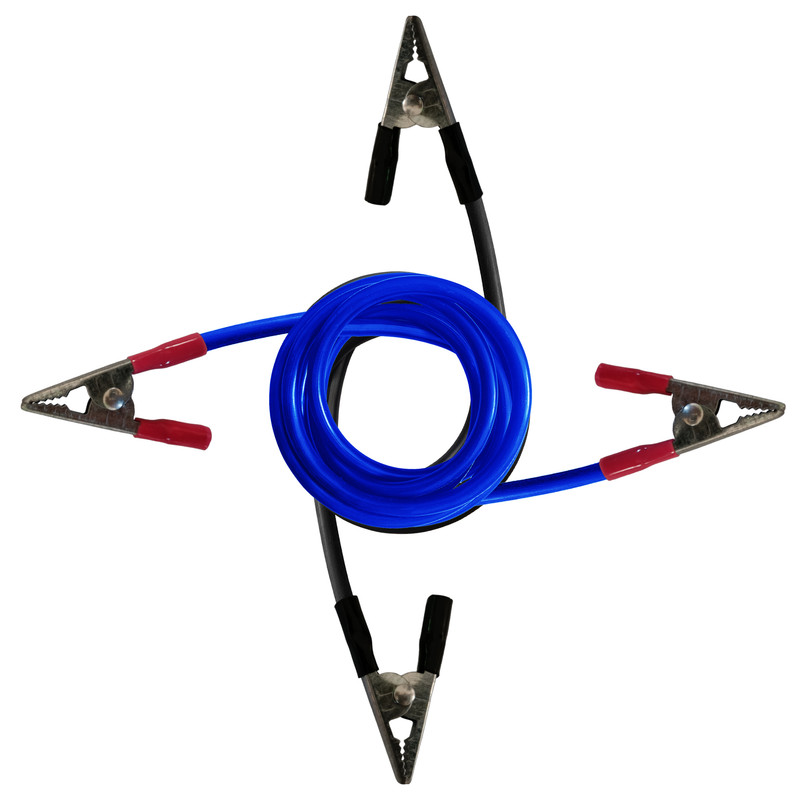 کابل اتصال باتری به باتری خودرو مدل Carbon 850A-10m مجموعه دو عددی