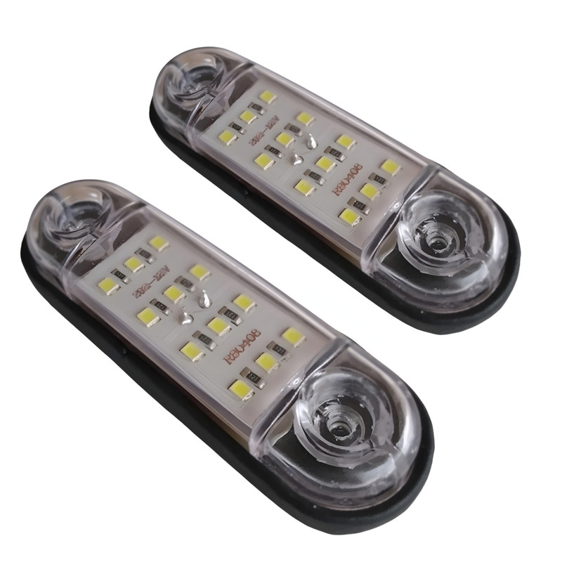 چراغ خطر بغل خودرو مدل w-202-12v بسته ۲عددی