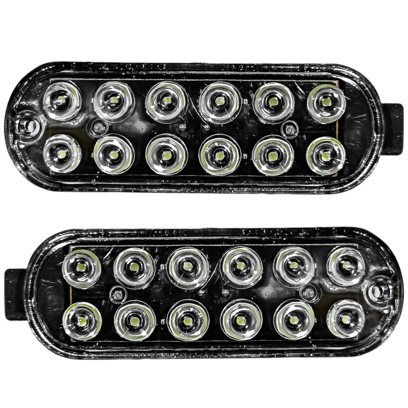 چراغ راهنما اسپرت جلو خودرو فورس مدل یخی کد SMD مناسب برای پراید بسته ۲ عددی