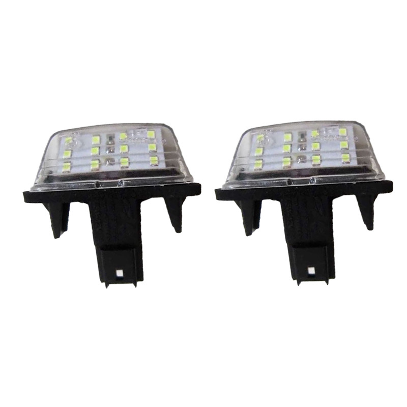 چراغ پلاک ال ای دی خودرو قطعه سازان کبیر مدل EK-PARSLED-301072 مناسب برای پژو پارس مجموعه 2 عددی
