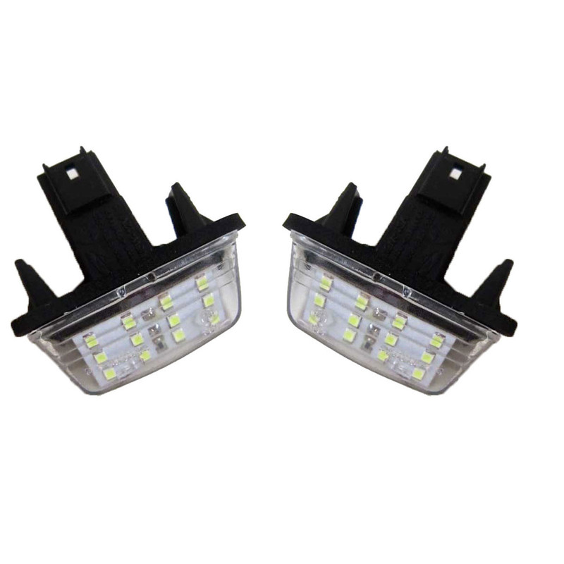چراغ پلاک خودرو وارون مدل P-705-SMD مناسب برای پژو پارس بسته 2 عددی
