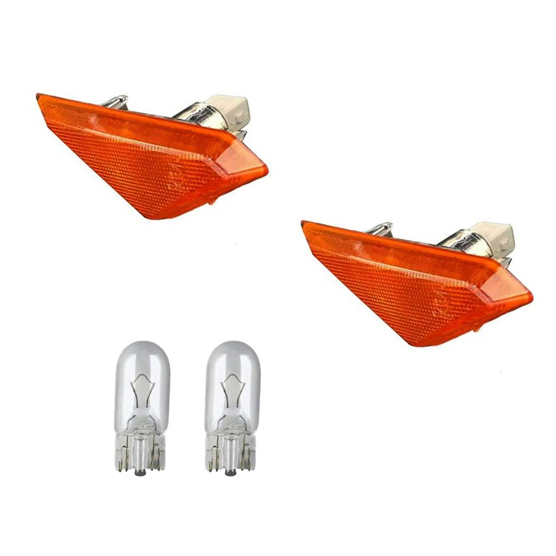چراغ گلگیر خودرو قطعه سازان کبیر مدل LIGHT-QUICKORG-30967 مناسب برای کوئیک به همراه لامپ مجموعه 4 عددی