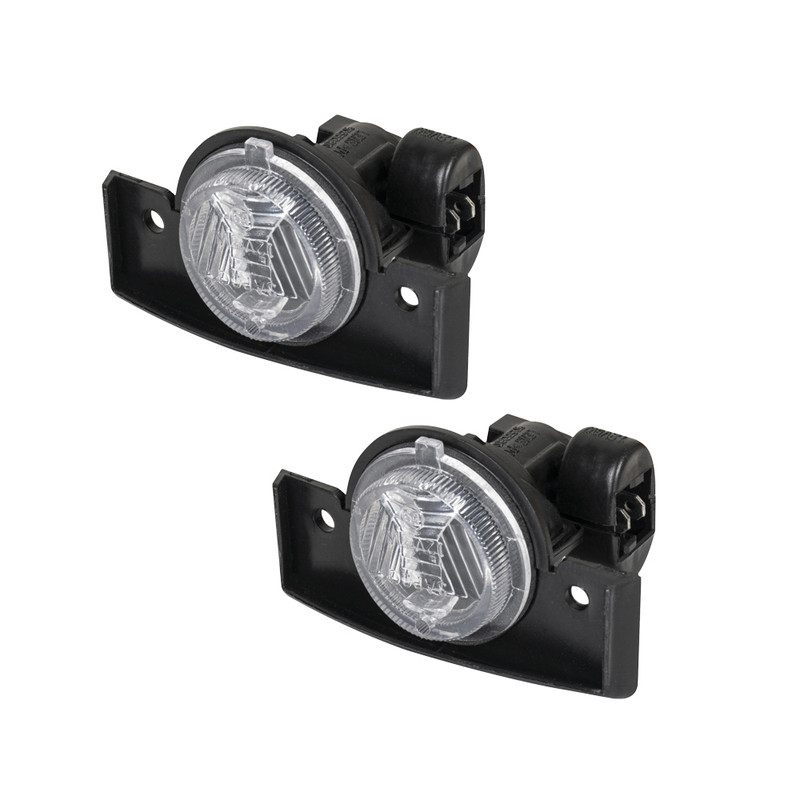 چراغ پلاک خودرو قطعه سازان کبیر مدل EK-405-30833 مناسب برای وانت آریسان مجموعه 2 عددی
