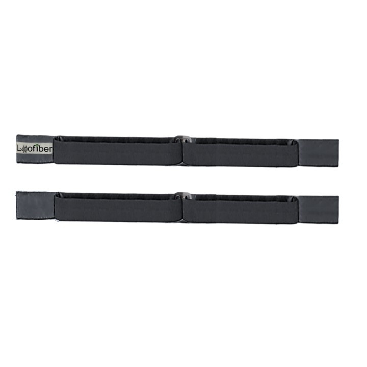 کمربند نظم دهنده صندوق عقب خودرو لوفایبر مدل دو جیب-50cm مجموعه 2 عددی