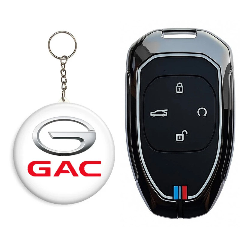 کاور ریموت و سوئیچ خودرو کالانیکس مدل COV-GACEMPO-101065 طرح فلزی مناسب برای گک امپو به همراه جاسوئیچی