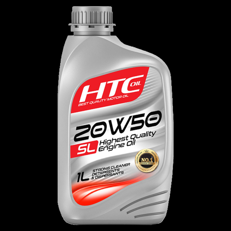 روغن موتور سیکلت نیمه سنتتیک اچ تی سی اویل مدل SL 20W-50 حجم 1 لیتر