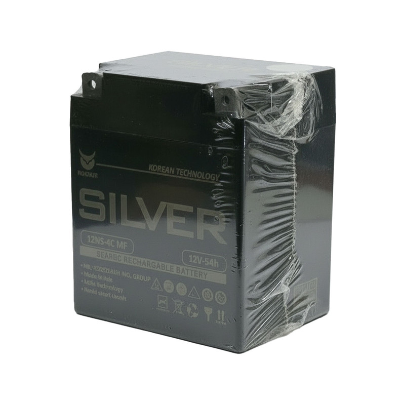 باتری موتورسیکلت 12 ولت ۵ آمپر سیلور مدل 12ns-4c mf