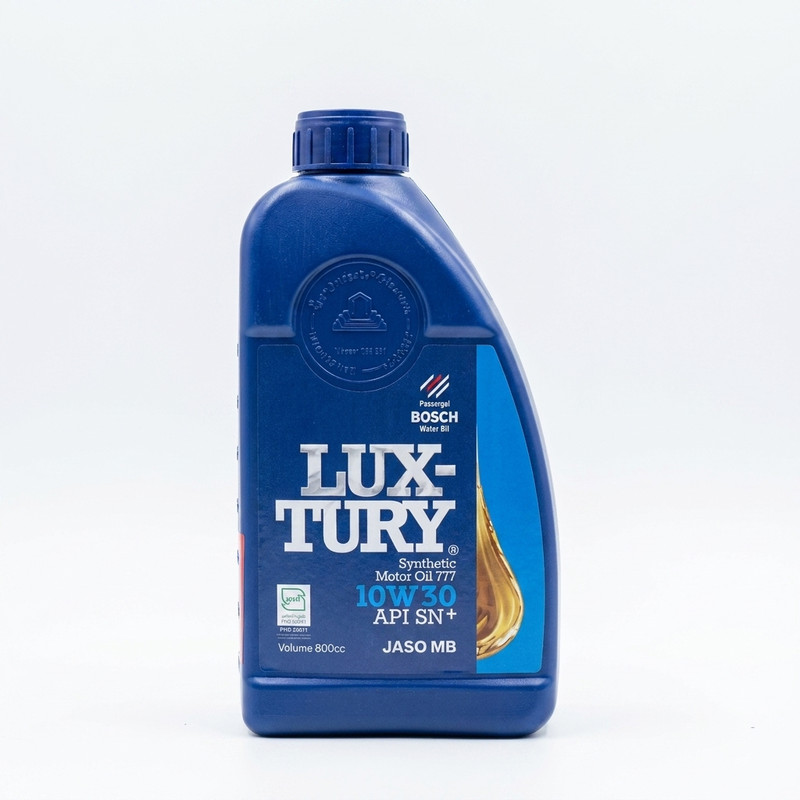 روغن موتور سیکلت تمام سنتتیک بوش مدل SN Plus 10W-30 حجم 800 میلی‌لیتر