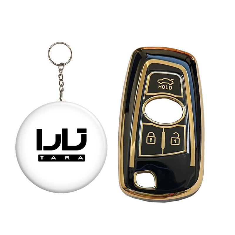 کاور ریموت و سوئیچ خودرو کالانیکس مدل COV-TARAOTO-101005 مناسب برای تارا به همراه جاسوئیچی