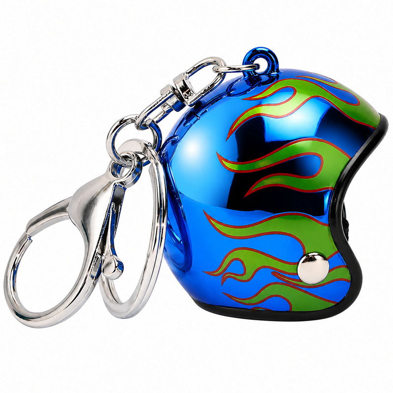 جاسوئیچی موتورسیکلت مدل Helmet Flame طرح کلاه کاسکت