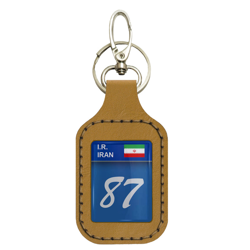 جاسوئیچی خودرو مدل SRN009 طرح پلاک زنجان کد 3 - 87