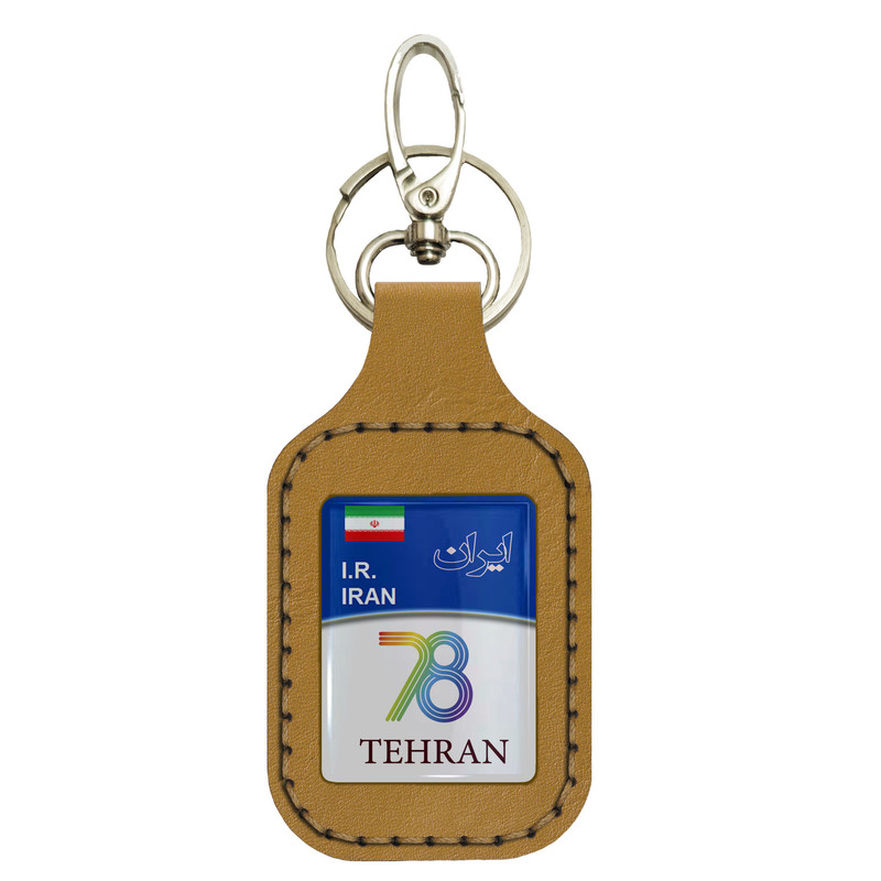 جاسوئیچی خودرو مدل پلاک استان تهران طرح ایران 78 کد 042