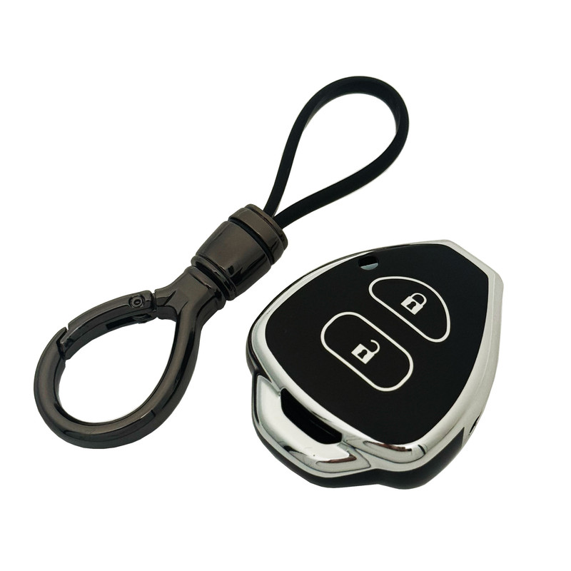 کاور ریموت و سوئیچ خودرو ژیلو مدل ZH-S طرح TPU مناسب برای تویوتا یاریس به همراه جاسوئیچی