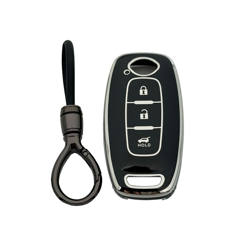 کاور ریموت و سوئیچ خودرو ام آر جی مدل 1023طرح TPU مناسب برای نیسان سیلفی به همراه جاسوئیچی