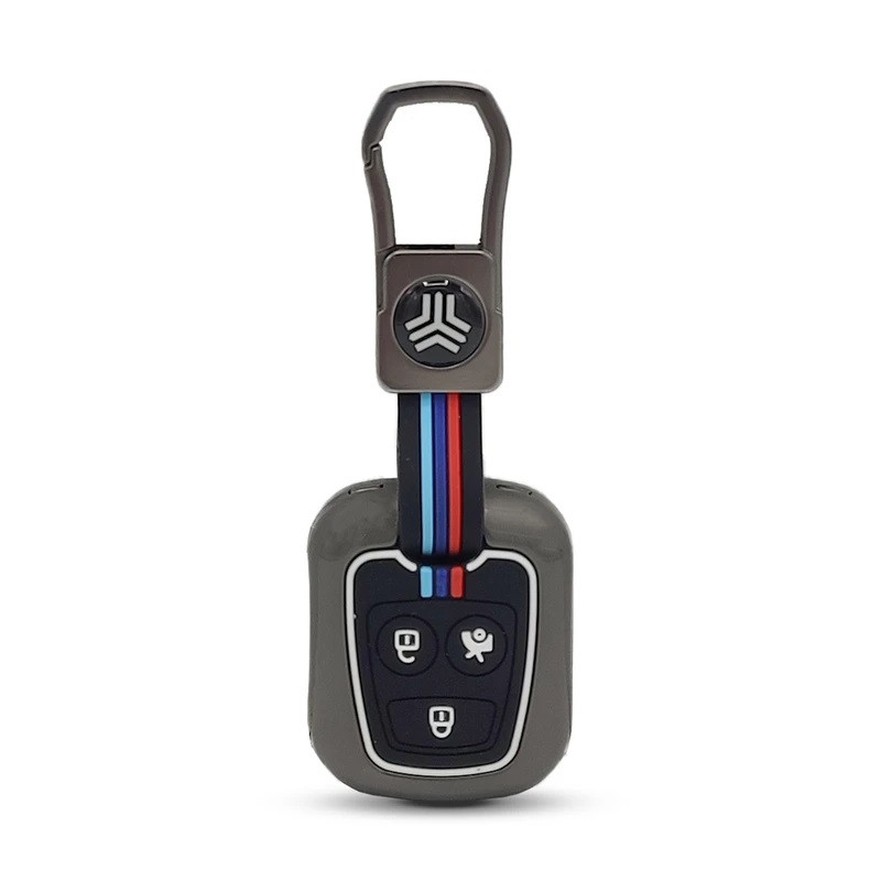 کاور ریموت و سوئیچ خودرو چیکال طرح فلزی کد P-153 مناسب برای پراید و تیبا
