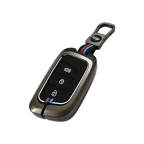 کاور ریموت و سوییچ خودرو چیکال مدل فلزی کد P-657 مناسب برای KMC T9