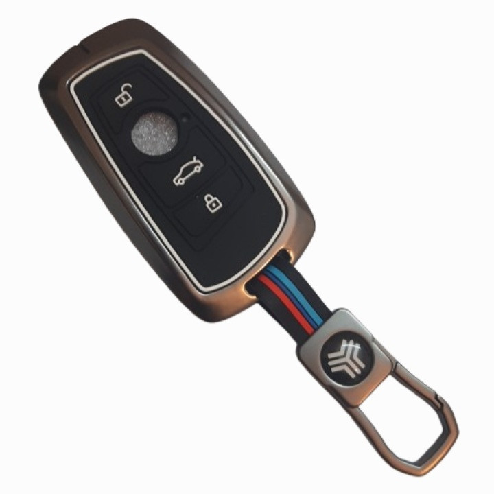 کاور ریموت و سوئیچ خودرو دیاموند شاپینگ مدل DS-QUICK-R-metal-logo مناسب برای کوییک آر