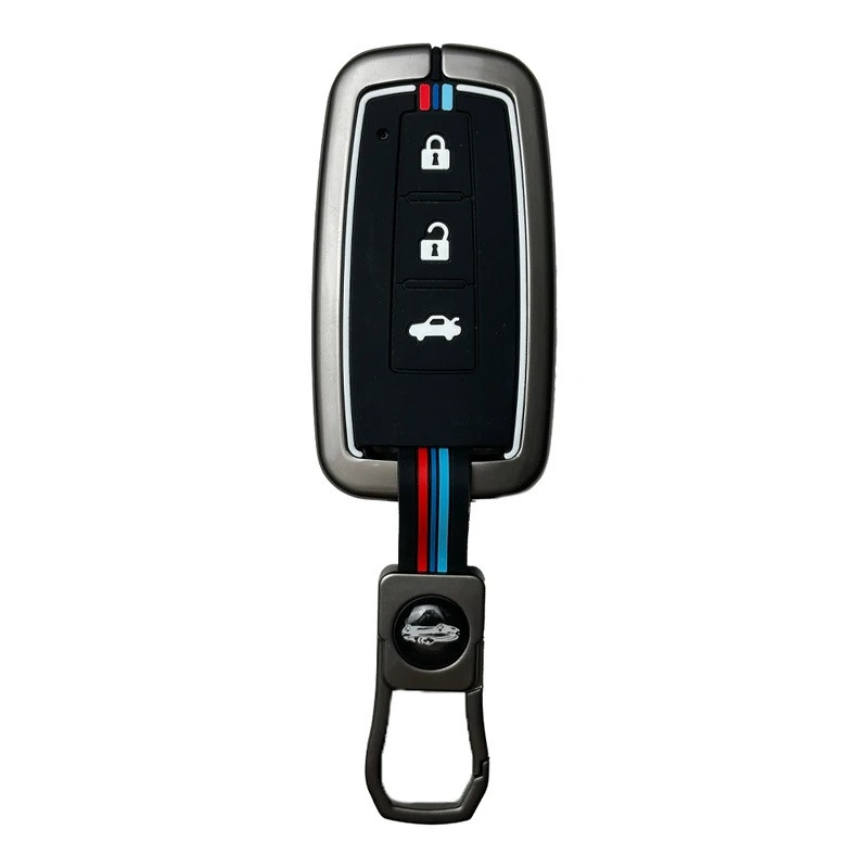 کاور ریموت و سوئیچ خودرو چیکال طرح فلزی کد P-665 مناسب برای هایما S5/S7