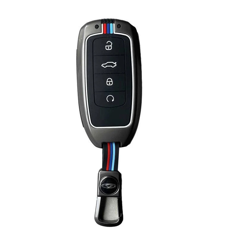 کاور ریموت و سوئیچ خودرو قطعه سازان کبیر مدل COV-TIGO8FLZ-3010311 مناسب برای فونیکس تیگو 8 پرو به همراه جاسوئیچی