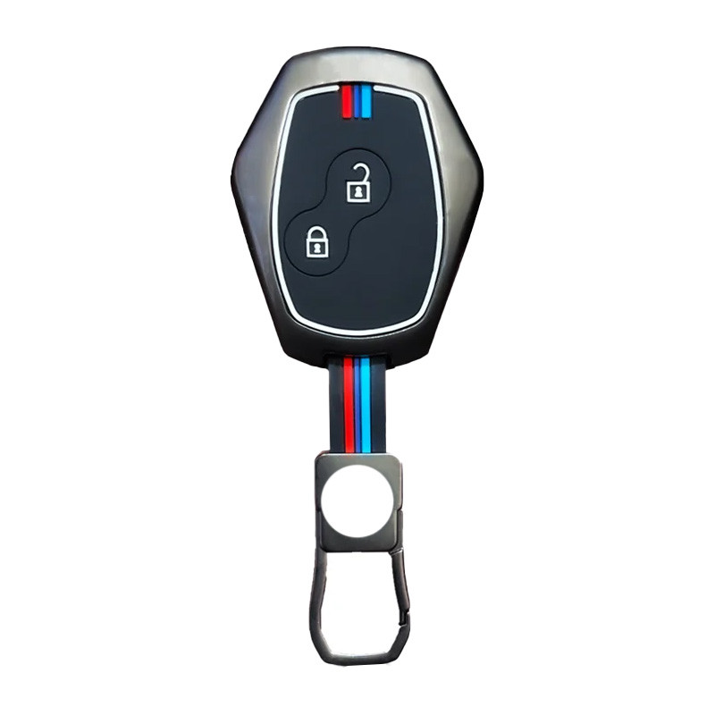 کاور ریموت و سوئیچ خودرو کالانیکس مدل COV-L90-10618 طرح فلزی مناسب برای رنو L90