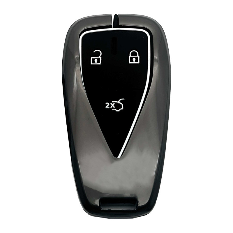 کاور ریموت و سوئیچ خودرو کالانیکس مدل COV-CS55-10637 طرح فلزی مناسب برای چانگان CS55
