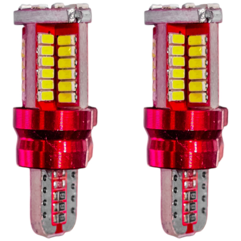 لامپ کوچک چراغ جلو خودرو تک حالته بست یدک مدل 58 تایی یخی کد SMD پایه تک کنتاک مناسب برای تیبا بسته 2 عددی