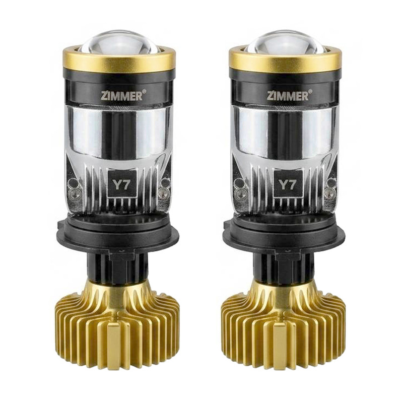 لامپ هدلایت خودرو زیمر مدل Y7D-4300K پایه H4 بسته دو عددی
