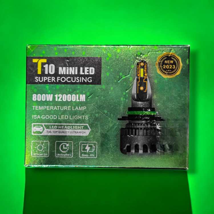 لامپ هدلایت خودرو مدل T10.800W پایه H7 بسته ۲ عددی