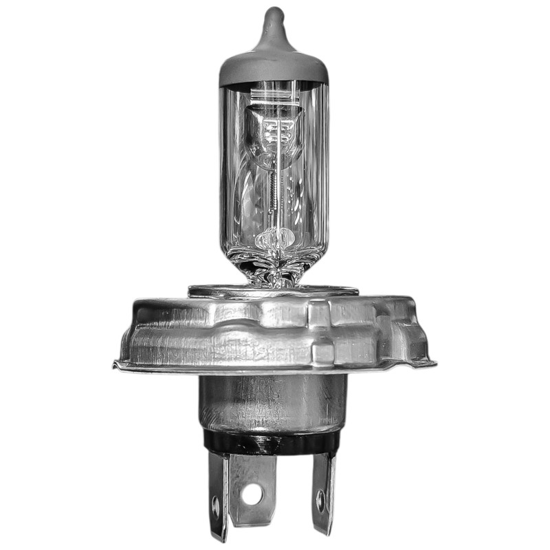 لامپ نور پایین و نور بالا چراغ جلو تک حالته بست یدک مدل استاندارد کد W123 پایه H4 مناسب برای مرسدس بنز کلاس E