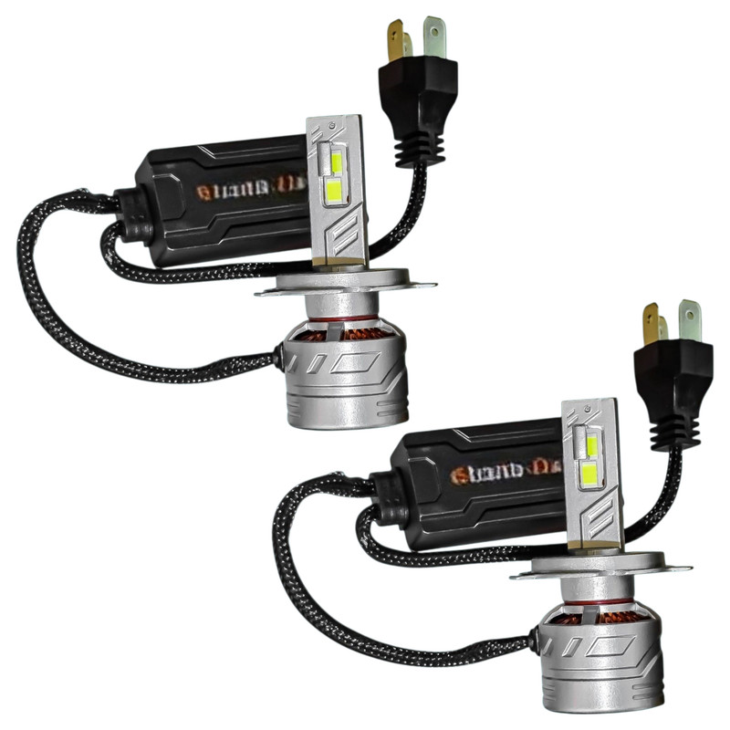 لامپ نور پایین و نور بالا چراغ جلو تک حالته بست یدک مدل یخی کد CB1300 با پایه H4 مناسب برای ریو بسته ۲ عددی