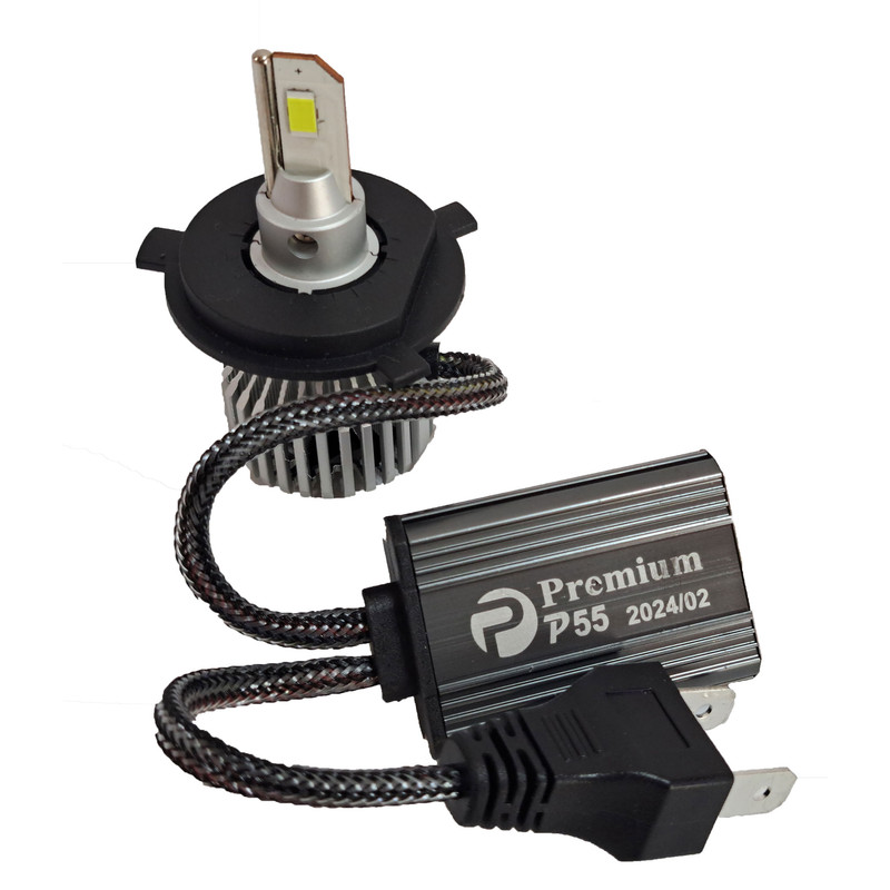 لامپ هدلایت خودرو پریمیوم مدل P55 پایه H7