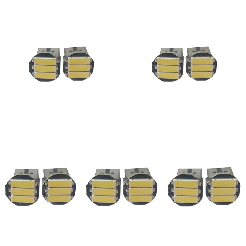 لامپ خودرو مدل SMD T10 مجموعه 10 عددی