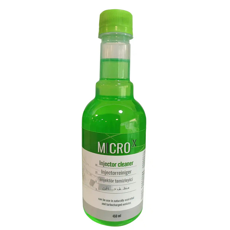 انژکتور شور خودرو بنزینی میکروایکس بیاض کد 05 حجم 450 میلی لیتر