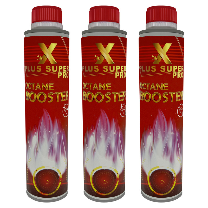 اُکتان بوستر ایکس پلاس مدل  Super Pro حجم 400 میلی لیتر بسته 3 عددی