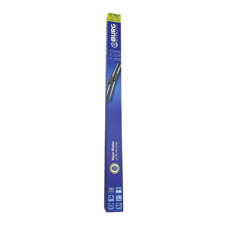 تیغه برف پاککن بورگ جرمنی مدل Hybrid 22*22 مناسب برای پژو 405، تویوتا پرادو، پژو پارس