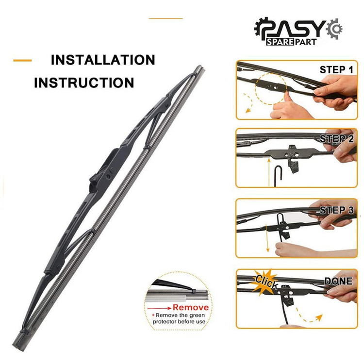 تیغه برف پاککن پاسیکو مدل METAL WIPER مناسب برای رانا بسته 2 عددی