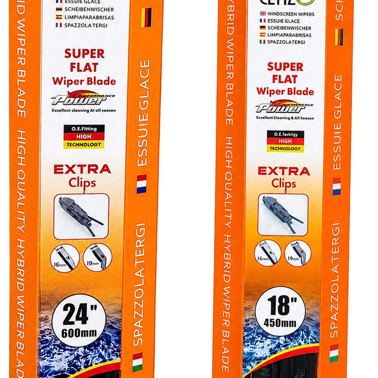 تیغه برف پاککن لنزو مدل Superflat 24+18 مناسب برای لیفان 820 و لیفان X70 بسته 2 عددی